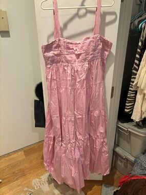 Zara Pink Tiered Sundress